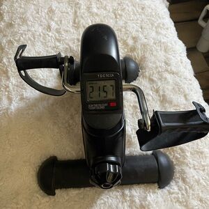 Black Mini Exercise Bike with Digital Display